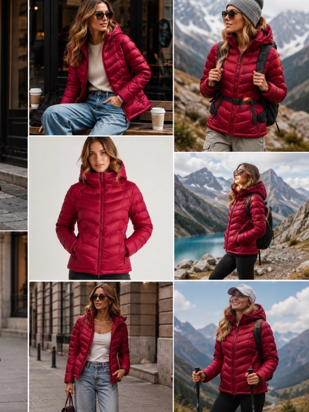 Patagonia Duck Down Downtown Loft Parka in Royal Red sz S STUNNING! pricefirm!